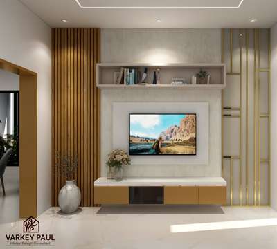 3D views for proposed 4bhk villa
TV panel work
 #LivingRoomTVCabinet #LivingroomDesigns #InteriorDesigner #moderndesign