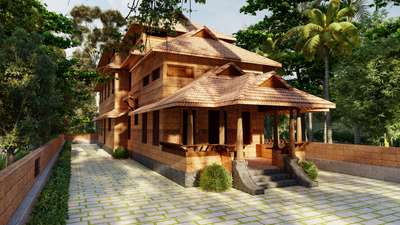 Treditional kerala Home 
 #Kollam  #treaditional  #ElevationHome