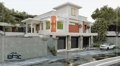 commercial cum Residential building for Mr. Roooesh @ Koyyode  #brcdesigns  #aavashomes