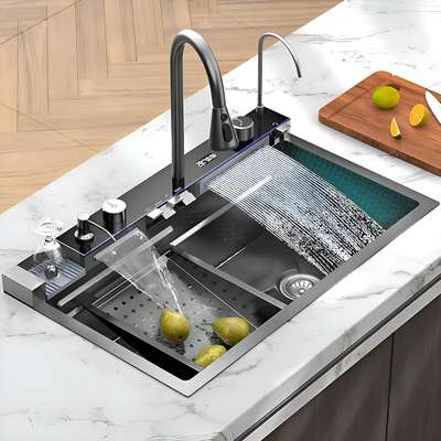 Smart sink  #kitchen sink