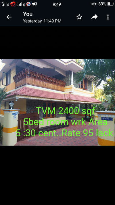 house for sales Tvm