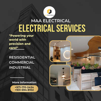 "Maa Electrical provides expert electrical services for residential, commercial, and industrial needs. From installations and repairs to maintenance, we deliver reliable, safe, and efficient solutions tailored to meet your specific requirements. Trust our experienced team to power your home or business with quality and care."

#ElectricalDrawings
#ElectricalPlans
#WiringDiagrams
#ElectricalDesign
#CircuitDesign
#ElectricalEngineering
#ElectricalBlueprints
#ElectricalInstallation
#ElectricalSafety
#BuildingDesign