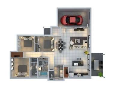 ₹1000 mein 3D floor plan banvaen #3d #3dfloorplan #floorplan #houseplan
