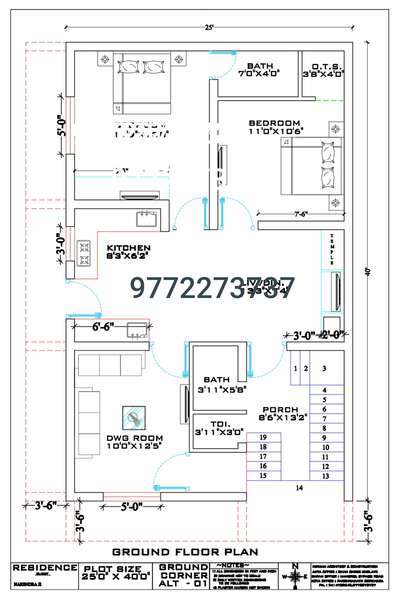 #2DPlans 
 #groundfloorplan 
 #3 rs sq feet