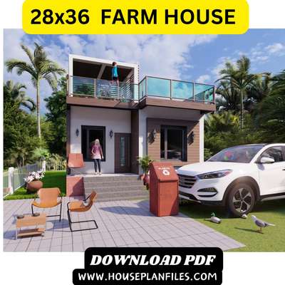 28x36 Farm House designing 
1Bhk Farmhouse with modern Architecture

floor plan + 3D elevation 
download Pdf through this link 
www.houseplanfiles.com
search your plot size planning & download pdf 
https://houseplanfiles.com/product/28x36-farm-house/

#farmhousedecor #farmhousestyle #farmhouse #farmhouseproject #ecofrindlyhouse #greenhouse