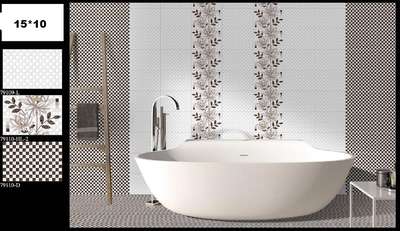 15x10 Bathroom Wall Tiles @ Jet Ceramics And Granites, Near Vengali Bridge, Elathur PO, Kozhikode. 📞+917012304242