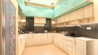 #ClosedKitchen  #KitchenIdeas  #interiordesignerkerala  #mallureposts  #KitchenRenovation