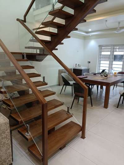Our Work 
Fabricated Stair with Handrail  #fabricatedstaircase  #StaircaseHandRail  #GlassHandRailStaircase  #handrailwork