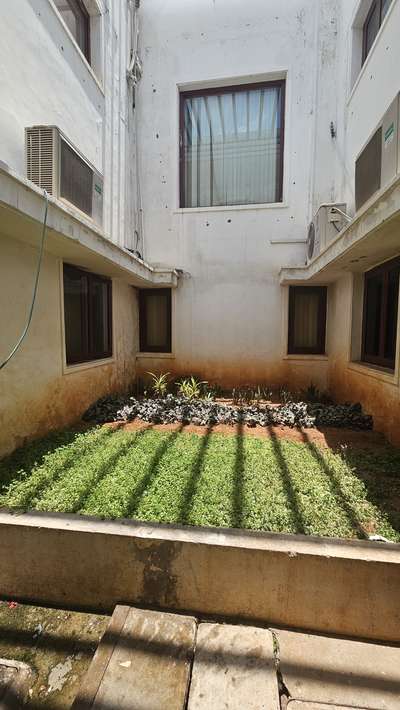 Site visit for co operate office landscape design   #LandscapeDesign  #officespace