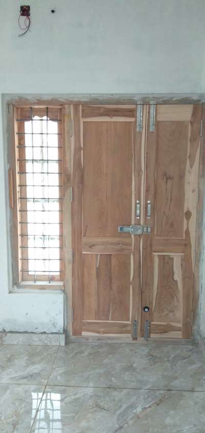 front door with window  #