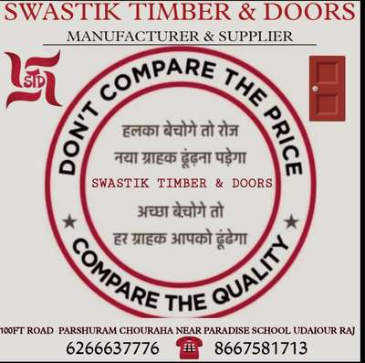 SPECIALIST IN ALL TYPE OF DESIGNER DOORS
62766637776 / 8667581713