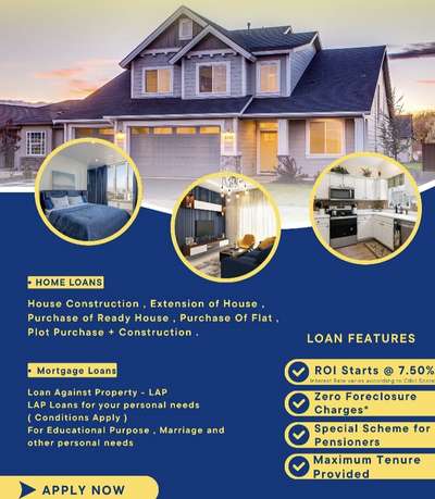 By accompanying LIC HFL and own your dream home .

Eligibility Criteria - Net Salary 20k ( salary slip & Bank Credit ) , Property have 4 Wheeler Access Road ( if property owned ) . Kindly Contact for more information
 #LICHFL  #homeloan #affordable .