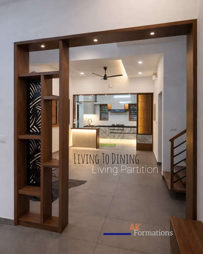 Living To Dining Partition : From Recently completed project @ Koratty, Thrissur.
.
.
.
 #LivingroomDesigns  #livingpartition  #partitionwall  #partitiondesign  #HomeDecor  #interiordesignkerala