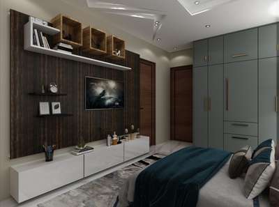 #shyam nagar site master bedroom design