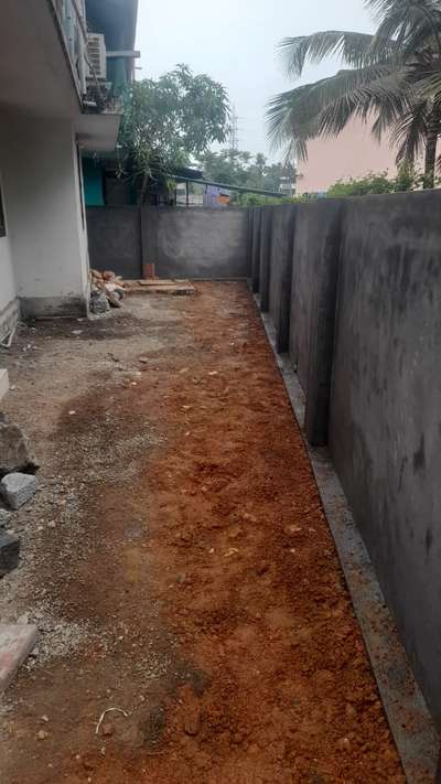 compound wAll renovation work at Aluva
