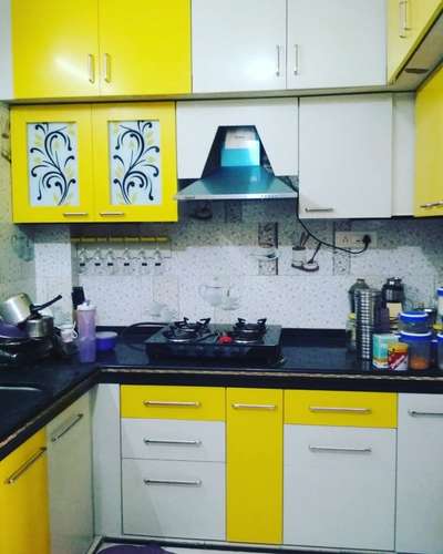 Pvc modular kitchen.