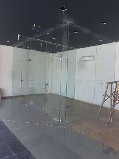 12mm glass cabin partition