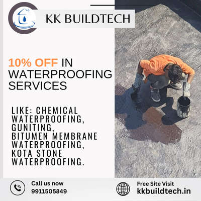 🌧️ Don't let the rain get the best of your home! 🏡 Our waterproofing services are here to protect your investment and keep your space dry and comfortable, no matter the weather. ☔ With our expert team and top-of-the-line materials, we've got you covered. Here's what we offer: ✅ Basement Waterproofing: Say goodbye to damp and musty basements. Our solutions will keep your basement dry and usable year-round. ✅ Roof Waterproofing: Leaky roofs can lead to costly damage. Let us seal the leaks and ensure your roof is watertight. ✅ Exterior Wall Waterproofing: Protect your home's exterior from water damage. Our services will extend the life of your walls and paint. ✅ Foundation Waterproofing: A strong foundation is crucial. We'll shield it from water damage, preserving the structural integrity of your home. ✅ 24/7 Emergency Repairs: Accidents happen. We're available round the clock to address any sudden issues. 

Don't wait until it's too late! 
Contact us today for a free consultation and keep your home dry and safe.
   
📞☑️ PHONE: 9911505849 . . . . 


#WaterproofingServices 
#HomeProtection #RainyDays #HomeMaintenance #waterproofing #waterproofingsolutions #waterproofingexperts #waterproofingmembrane #waterproofingcoating #basementwaterproofing #waterproofingproducts #waterproofingcontractors #waterproofingsystem #waterproofingservices #roofwaterproofing #waterproofingsolution #waterproofingspecialists #waterproofingbasement