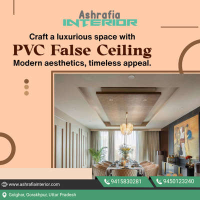 POP False Ceiling, PVC पैनल, वॉलपेपर का काम उचित रेट पर कराने के लिए सम्पर्क करें :-
Ashrafia interior 
9415830281,9450123250
ashrafia293@gmail.com
www.ashrafiainterior.com
 
#falseceiling #ceiling #ceilingdesign #gypsum #pop #popart #homedecor #jimmedari #reels #reelsindia #reelsinsta #reelvideos #trending #viralreels #shorsreels #trendingreels #fbreels #fbviralreels #trendvideo #trendingvideos #instagram #instagramreels
#ashrafia_interior