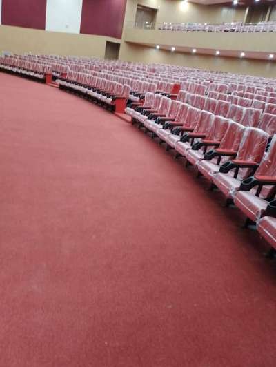 Carpet Roll Auditorium Work In Delhi  #Carpet  #carpets   #auditorium