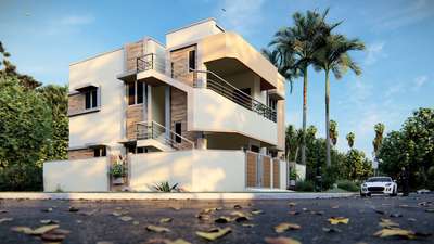 #Wide range of 
3DHOUSE ELEVATIONS 🏚️
3D FLOOR PLANS🖥️
As per your needs 
👉UNLIMITED REVISIONS 
👉FAST PROJECT DELIVERY⏰a two story house with a contemporary style coimbatore 
 #3dvisualizationstudio #3drenderingservices #dreamhomemakeover #facadedetail