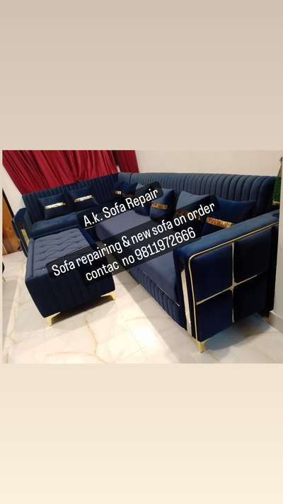 A.k sofa repair
sofa repairing New sofa on order contac no 9811972666