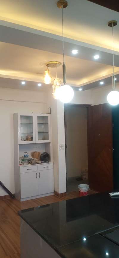 dwraing room and madular kitchen ,one bathroom renovate and falceiling lighting work
 #