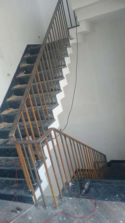 stairs railing design # saifi steel welding work