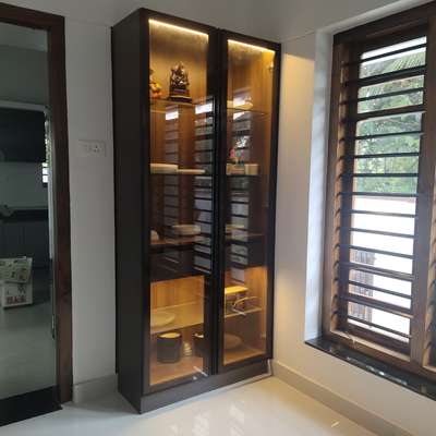 Crockery Shelf for Mrs. Manju, Trivandrum
 #KitchenIdeas #crockeyunit #HomeDecor #InteriorDesigner #Architect #ContemporaryHouse #HouseConstruction #Architectural&Interior #ModularKitchen #modularwardrobe