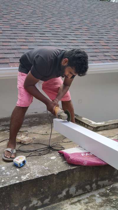 Rain guttar. Work..