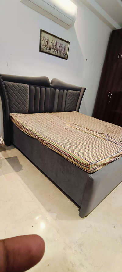 full  fabric cover bed  #HouseDesigns