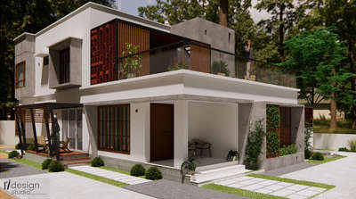 Reaidence at Thrissur
 #architecturedesigns  #exteriordesigns  #3drenders  #keralaarchitectures  #HomeDecor  #ElevationHome  #ElevationDesign  #homedesigns  #keralahomeinterior
