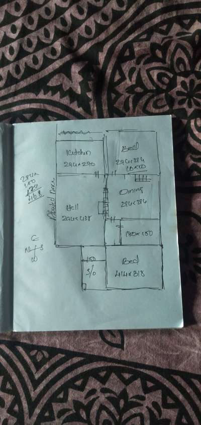 19x 8.5 mtr പ്ലോട്ടിൽ (4സെൻറ്) വെക്കാനുള്ള കരട് ഡിസൈൻ ആണ്. അഭിപ്രായങ്ങൾ പറയണേ