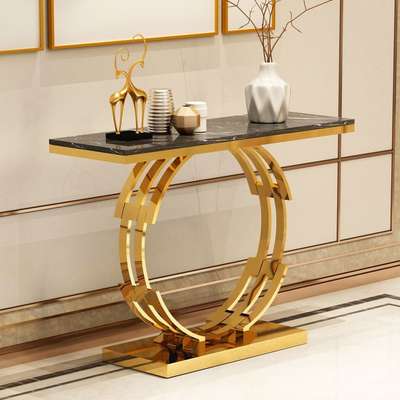 side table with glass supirior finish in quality of brass finish