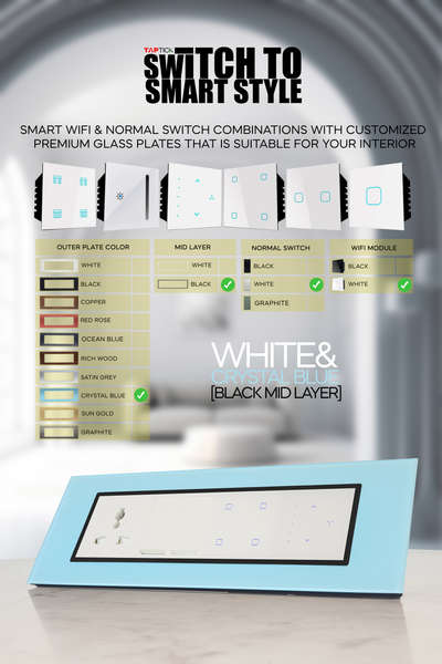 Create an Affordable Automated System Tailored to Your Interior Design Needs

ഏറ്റവും cost effective ആയ രീതിയിൽ ഓട്ടോമാഷൻ പ്ലാൻ ചെയ്യൂ
നിങ്ങളുടെ ഇന്റീരിയർ ഡിസൈനിനു അനുയോജ്യമായ Premium Glass finished switch plate, switches,and wifi smart switches, ആവശ്യാനുസരണം customized ആയിക്കൊണ്ട് ലഭ്യമാണ്,

Advantages:-

© ഇന്റീരിയറിന് ചേരുന്ന രീതിയിലുള്ള കളർ കോമ്പിനേഷൻസ് തിരഞ്ഞെടുക്കാം
© ഏതൊരു ഇലക്ട്രിഷനും സാധാരണ സ്വിച്ച് ഇൻസ്റ്റാൾ ചെയ്യുന്നപോലെത്തന്നെ wifi സ്വിച്ച് ഇൻസ്റ്റാൾ ചെയ്യുവാൻ സാധിക്കുന്നു 
© സെലക്റ്റീവ് ആയിക്കൊണ്ട് ആവശ്യമുള്ള switches മാത്രം Automation ചെയ്യുന്നതുകൊണ്ട് തന്നെ
ചെറിയ ബഡ്ജറ്റിൽ വർക്ക് കംപ്ലീറ്റ് ചെയ്യുവാൻ സാധിക്കുന്നു
© ആവശ്യമുള്ളപ്പോൾ ഭാവിയിൽ അധികമായി സ്വിച്ചുകൾ ഓട്ടോമാഷൻ ചെയ്യുവാൻ, നൽകിയിട്ടുള്ള നോർമൽ സ്വിച്ച്
wifi module ആയിട്ട് ചേഞ്ച്‌ ചെയ്താൽ മതി
© Availability,Universal clipping
മാർകെറ്റിൽ അവൈലബിൾ ആയിട്ടുള്ള സ്വിച്ച് clipping സിസ്റ്റം ആയതുകൊണ്ട് എല്ലാ കാലവും Swithes, Smart Switches, Plates എല്ലാം ഓപ്പൺ മാർകെറ്റിൽ അവൈലബിൾ ആയിരിക്കും

കൂടുതൽ വിവരങ്ങൾക്കായി 
+919988443302