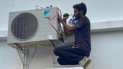 Split Ac Gas charging Kochi #HVAC #acservicekochi #acservice #Aircondtioner #acgassfilling #airconditionerservice