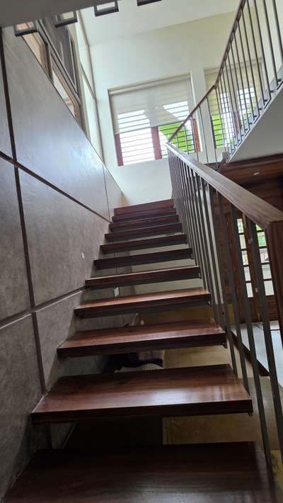 LWF PREMIUM TEAK WOOD STIRECASE  #WoodenStaircase  #stirecase  #WoodenBalcony  #KitchenInterior  #Architectural&Interior
