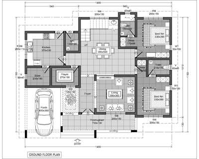 2D Plan# 2538 sq.ft# sulthanbatheri#wayanad  # client : latheef