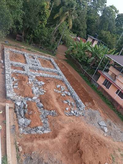 #rrmasonary #Rock #perumbavoor #birdsview #foundation #foundations #foundation_prepration