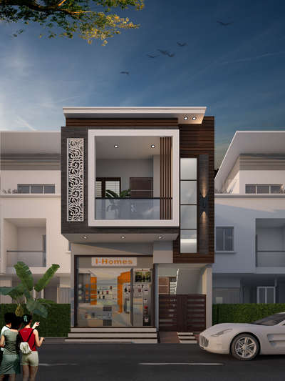 #commercial_building 
#frontElevation 
#LayoutDesigns
#2BHKPlans