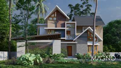 #magno  #modernhome  #keralahomedesignz   #exterior  #kerala