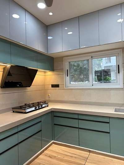 Complete acrylic finishing modular kitchen