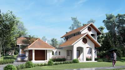 Exterior 3D rendering For Jyothi
 #Architect #Ernakulam