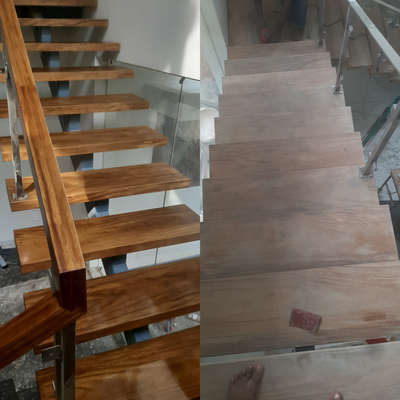 # വാട്ടർ ബെയസ് ' B0NA ,പോളിഷ്
9567668171. 5 year warranty # wooden stair