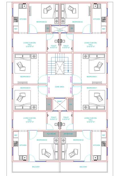 38'x60' House planning for rent purpose, 4flats on each floor
 #Architect  #architecturedesigns  #Architectural&Interior  #HouseDesigns  #houseplants  #nakshadesign  #ElevationHome  #ElevationDesign  #3delevationhome  #2DPlans  #2dDesign  #InteriorDesigner