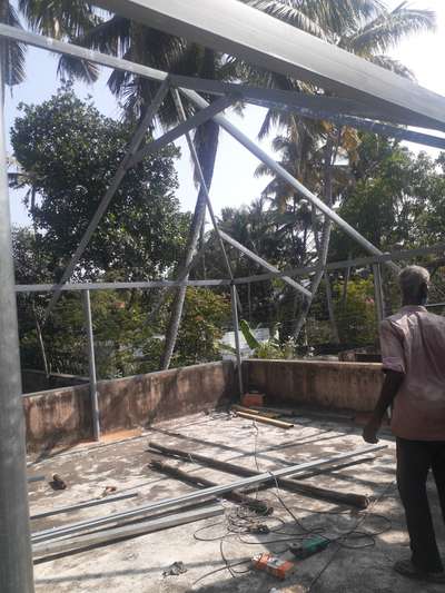 roof truss work