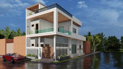 front elevation design
done by our team.

WhatsApp us to get your space planned smartly -6395230917

 #architecturedesigns 
 #CivilEngineer 
#Architectural&Interior 
#civil_engineers_concept 
#viral
#frontElevation
#3delevationhome 
#3delevation
#sketchup
#lumion
#HouseDesigns