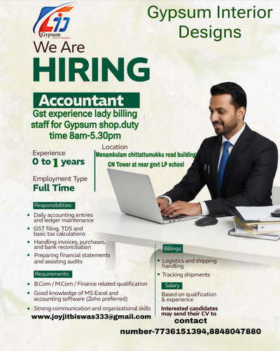 kazhakottoom menamkulam job vacancy salary 10000-20000