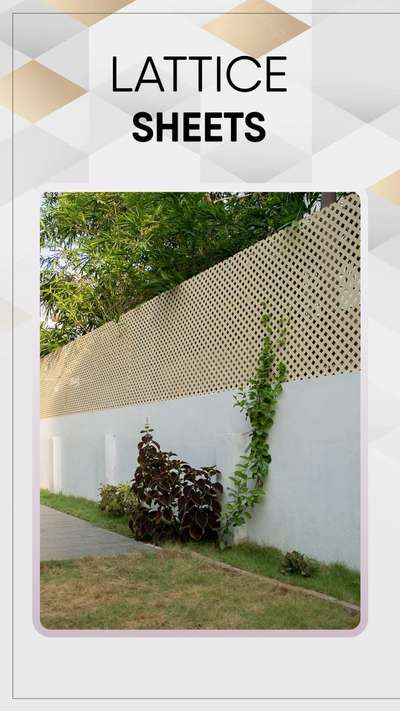 Raise your wall height with Australian Lattice sheets
#fence #quickfence #lattice