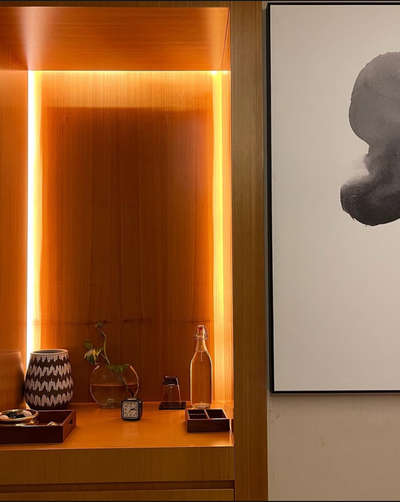 Interior done for salon at hyatt regency theissur